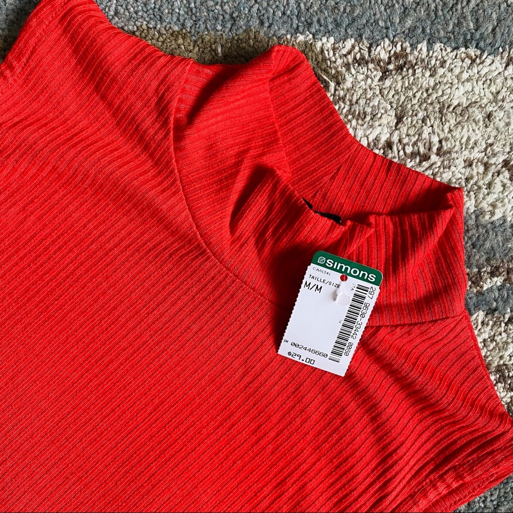 BodySuit mock t neck/ sleeveless SIMONS Icône exclusive